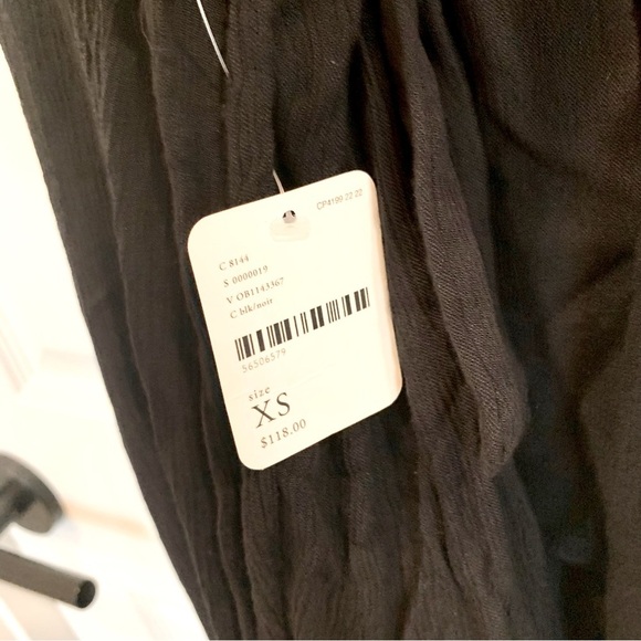 FREE PEOPLE Black Greek Goddess Strong Statement Thigh Slits Maxi Dress - Picture 12 of 15